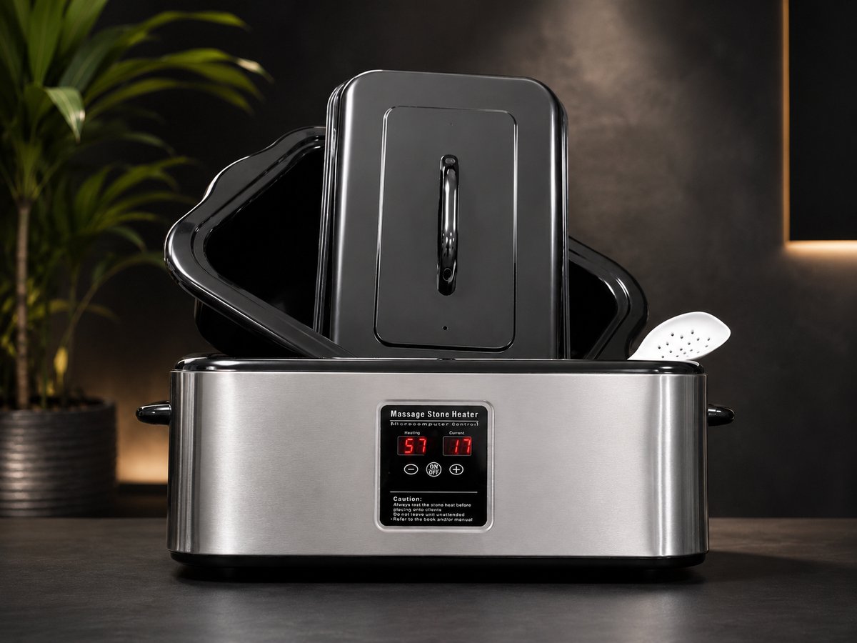 Hotstone heater 18 Liter | hotstone Pan verwarmer voor massages hot stone