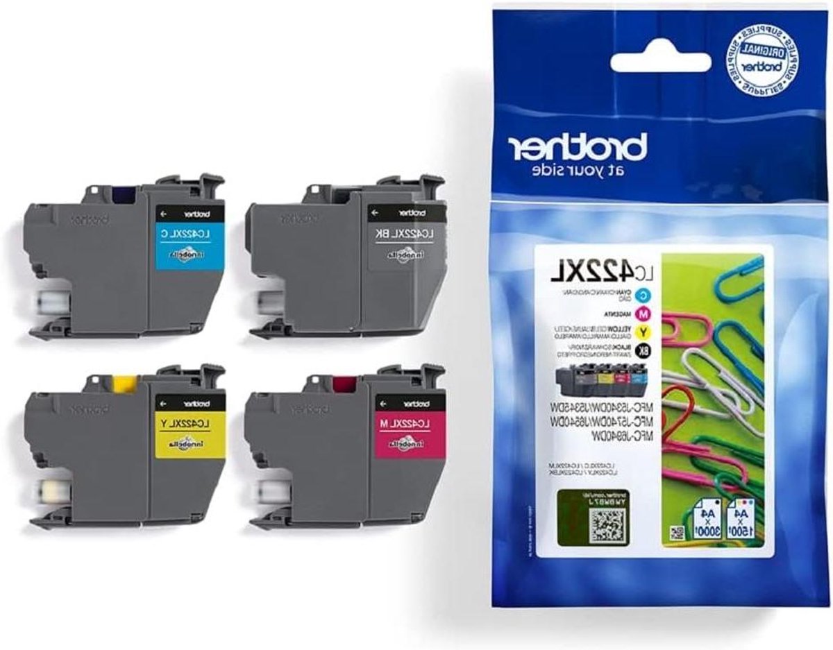 Inkt Cartridges - Value Pack - Documenten Printen - Hoge Capaciteit - CMYK - Multicolor