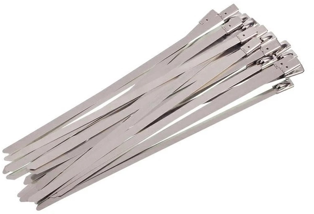 4.6x360mm metalen kabelbinders - stalen bundelbandjes - 25 stuks - tiewrap - kabel binder - gmp