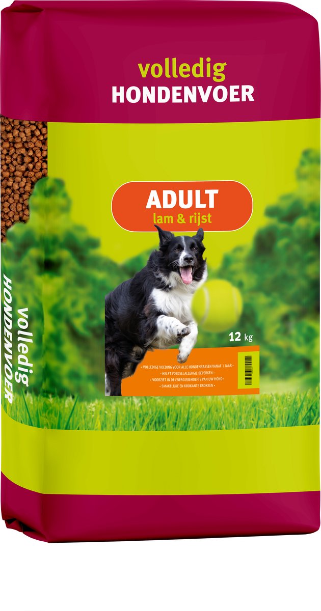 Voerwaarts Voerwaarts Adult Lam & Rijst - 12kg - Hondenvoer