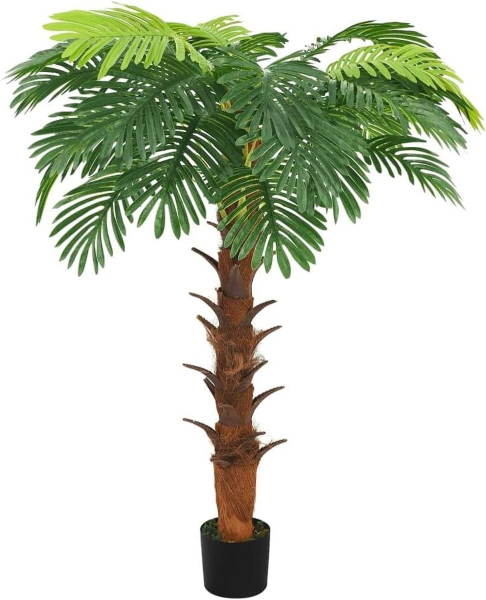 Kunstpalm met pot - Decoratieve plant - Woonkamer aankleden - Natuurgetrouwe details - 90 cm - Groen
