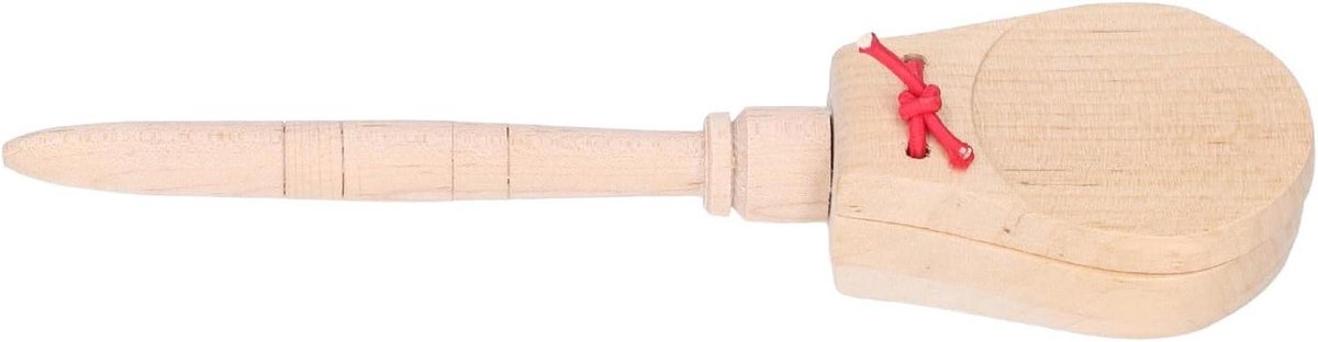 Houten Castagnetten - Muzikaal Speelgoed - Muziek Maken - Zacht Geluid - 22 x 7 x 4 cm - Niet gespecificeerd