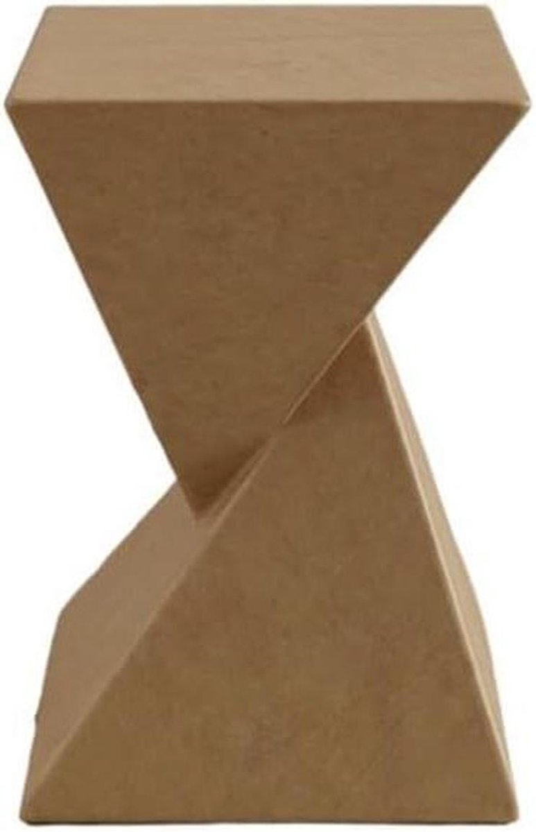 Middentafel Cement - Klein bijzettafeltje - Decoratie Binnen Buiten - Minimalistisch Design - 10x10x10 mm - Bruin