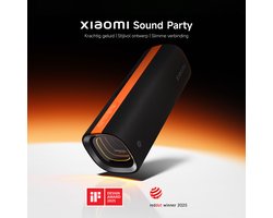 Xiaomi Sound Party Speaker 50W – Draadloze Bluetooth Speaker met 26u Batterij - IP67 Waterdicht - 3D RGB Verlichting - TWS Party Connect