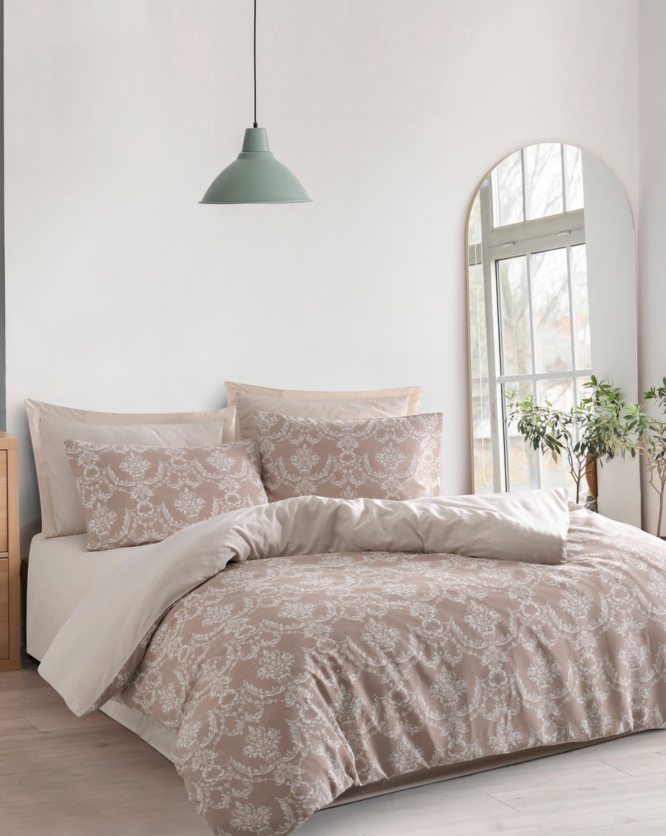L'Essentiel Maison Pure - Dekbedovertrek - Katoenmix - Bruin - 135x200