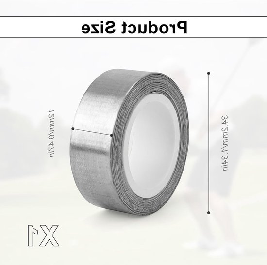 Verstelbare lood tape voor golfclubs, vislijnen en tennisrackets - 1.2 cm x 107 cm, zelfklevend en op maat te knippen, ideaal voor extra gewicht en stabiliteit — afbeelding 5