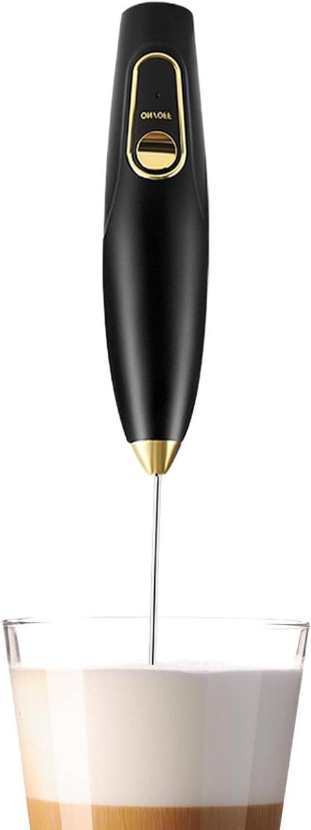 Melkopschuimer - Drankmixer - Koffie Maken - Oplaadbaar Handontwerp - Compact - Zwart