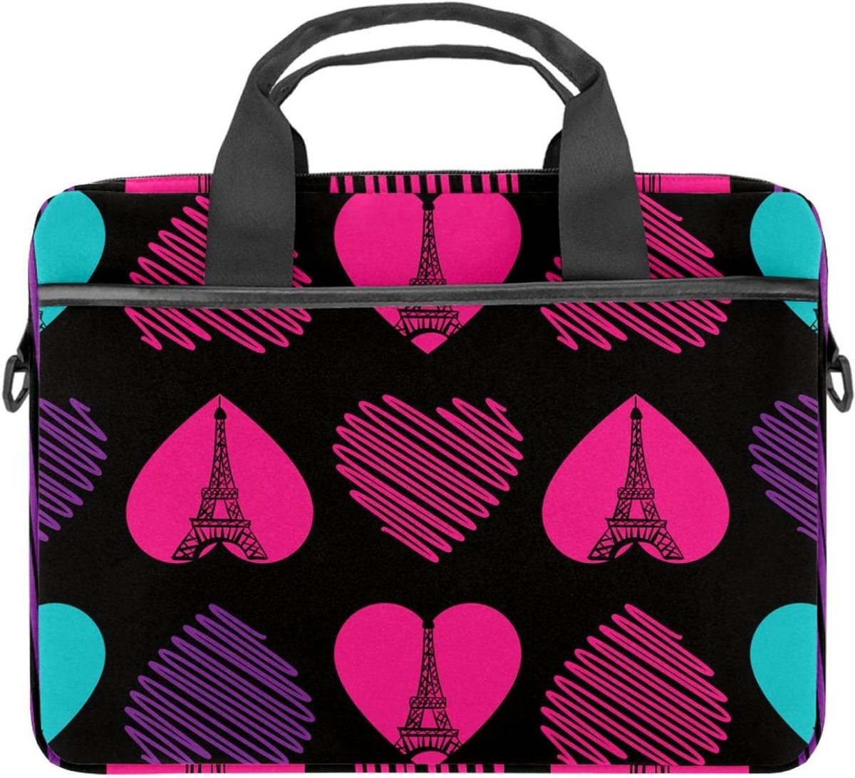 Laptop Tas - Notebook Sleeve - Zakelijk Reizen - Verstelbare Banden - 38.1 cm - Multicolor
