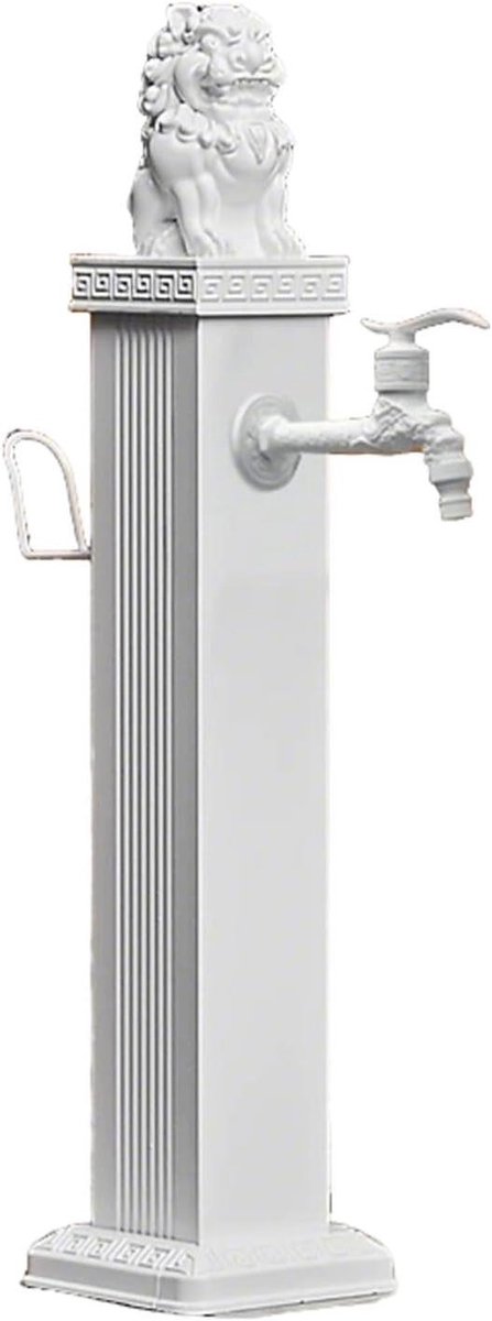 Verticale Waterkolom - Buiten Handaan - Tuin Besproeien - Vorstbestendig Ontwerp - 76 cm - Wit
