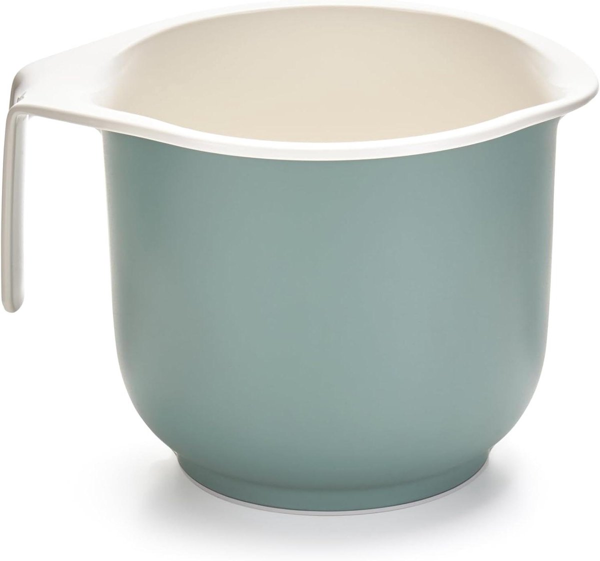 Mengkom Kunststof - Grote Kom - Koken en Bakken - Antislip Basis - 3 Liter - Grijs