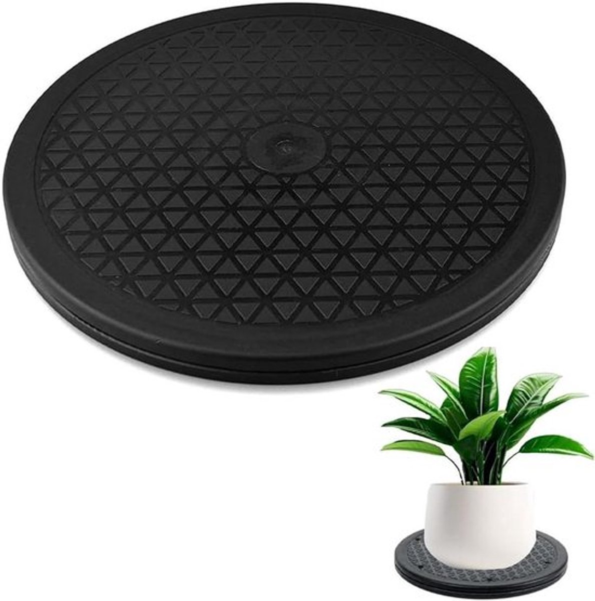 10" Zwaar belastbare 360° roterende draaiplateau-stand - Geschikt voor Monitoren, TV's en Meer