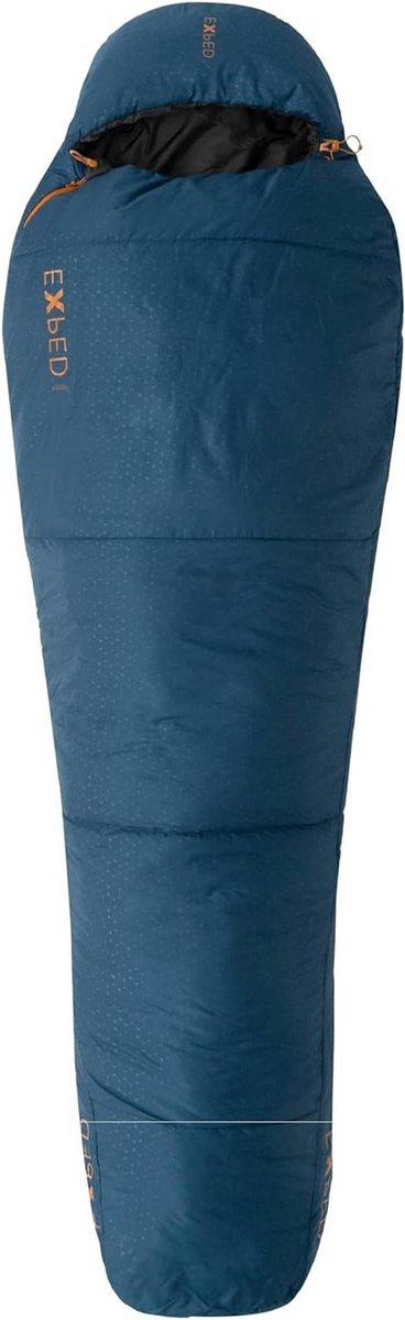 Slaapzak - Outdoor Buiten - Kamperen Reizen - Gerecycled Materiaal - Comfort 0°C - Oceaanblauw