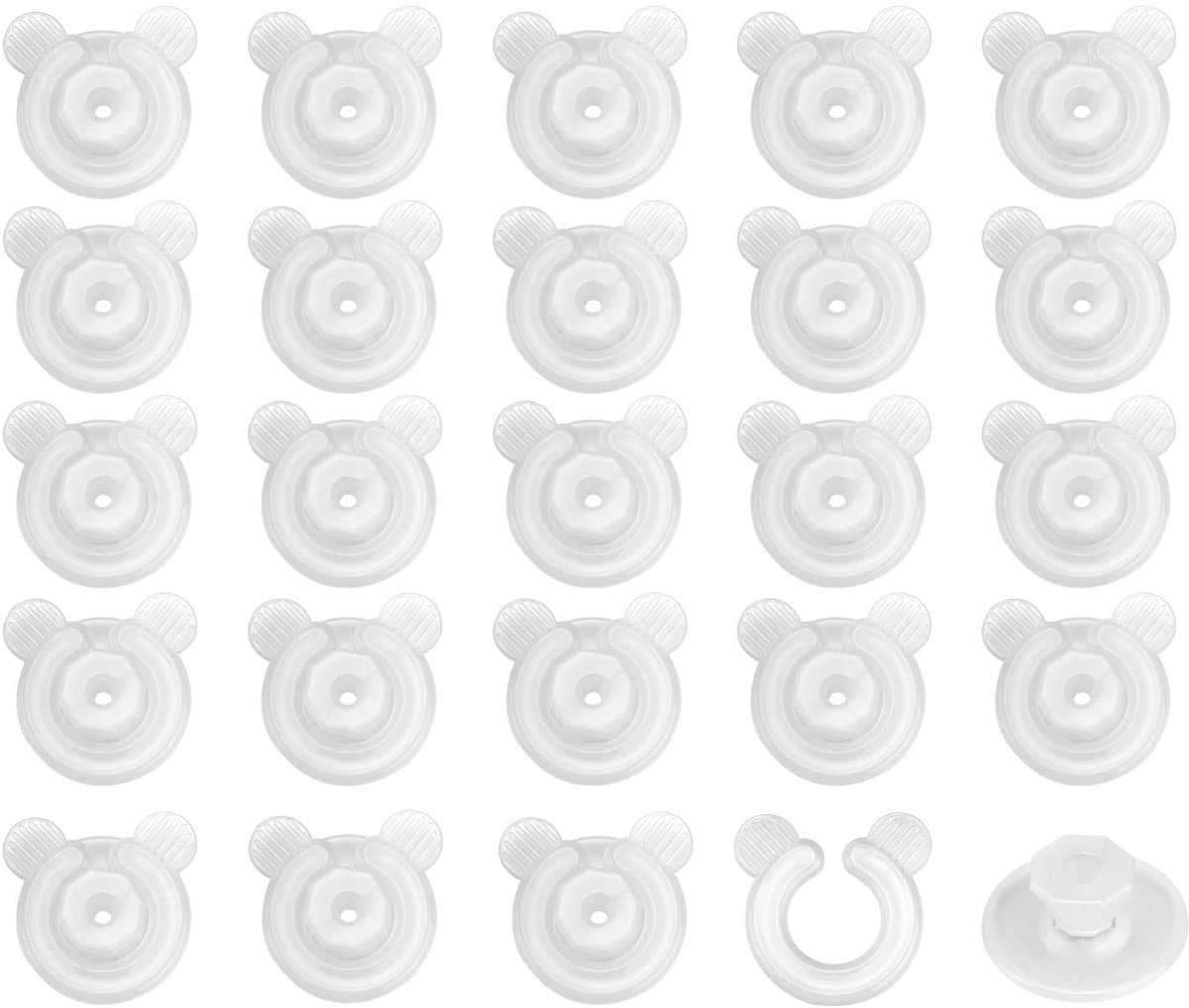 Dailygoods- Dekbedovertrekclips 24 Stuks - Antislip - Naaldloos Design - Hoogwaardige Materialen - Comfortabel Slaapgenot - Voorkomt Bewegen Dekbed - Dekbedbevestiging