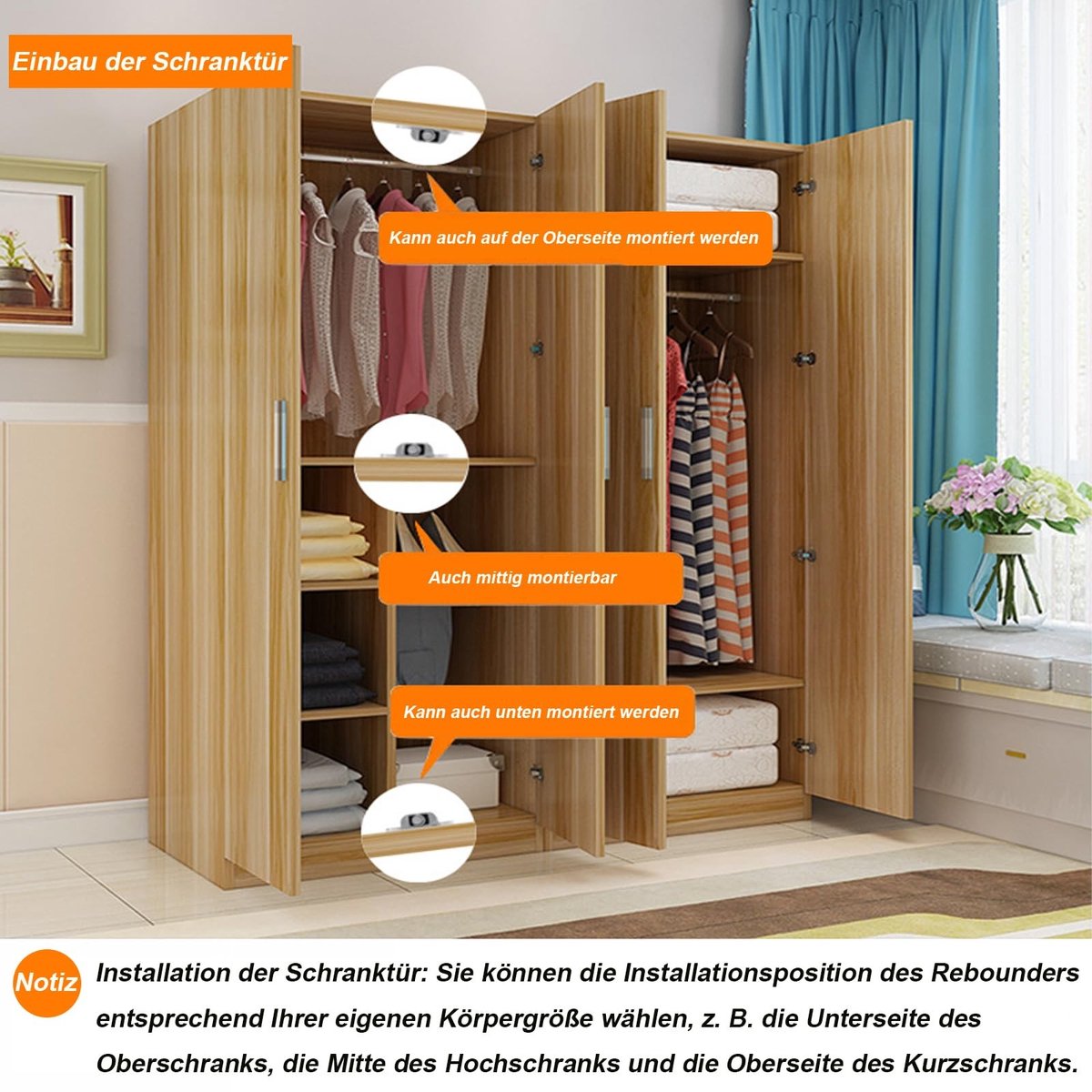 Dailygoods- Kastdeurdemper Softclose - Push-to-open - Eenvoudige installatie - Geschikt voor standaarddeuren - Hoogwaardige materialen - Minimalistisch design - Deuropener