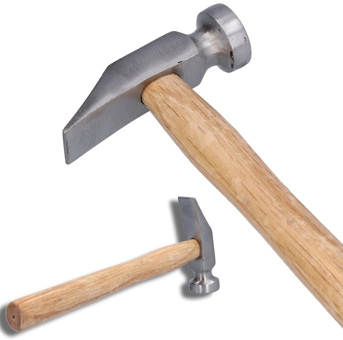 Dailygoods- Schoenhamer Duurzaam Staal - Houten Handvat - Ergonomisch Ontwerp - Antiroest - Handwerkproductie - Hoge Hardheid - Reparatiehamer