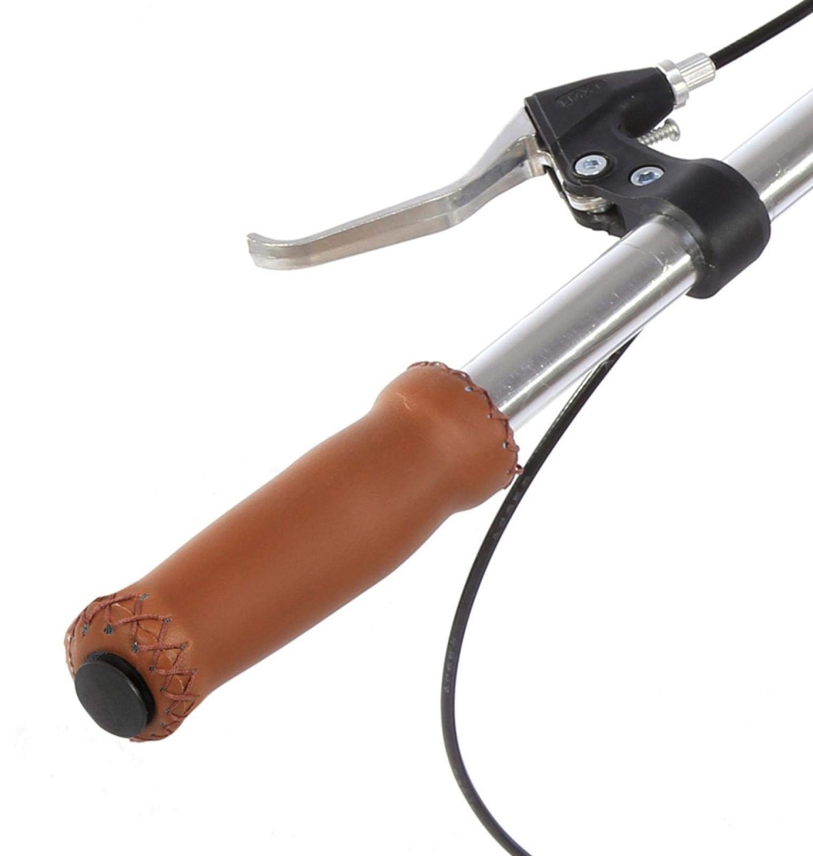 Dailygoods- Fietshandvatten Antislip - Fietshandvaten Bruin - Retro Kunstleer - Ergonomisch - 12,5 cm Lengte - Verbeterde Grip - Fietshandgrepen