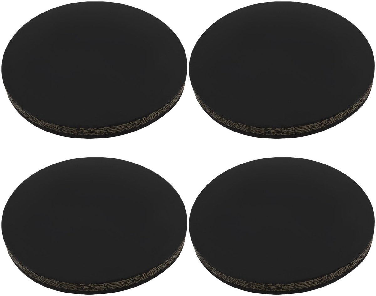 Dailygoods- Rubber Blok 100mm - Antislip - Schokabsorberend - Duurzaam - Geschikt voor Meubels - 4 Stuks - Rubber Pads