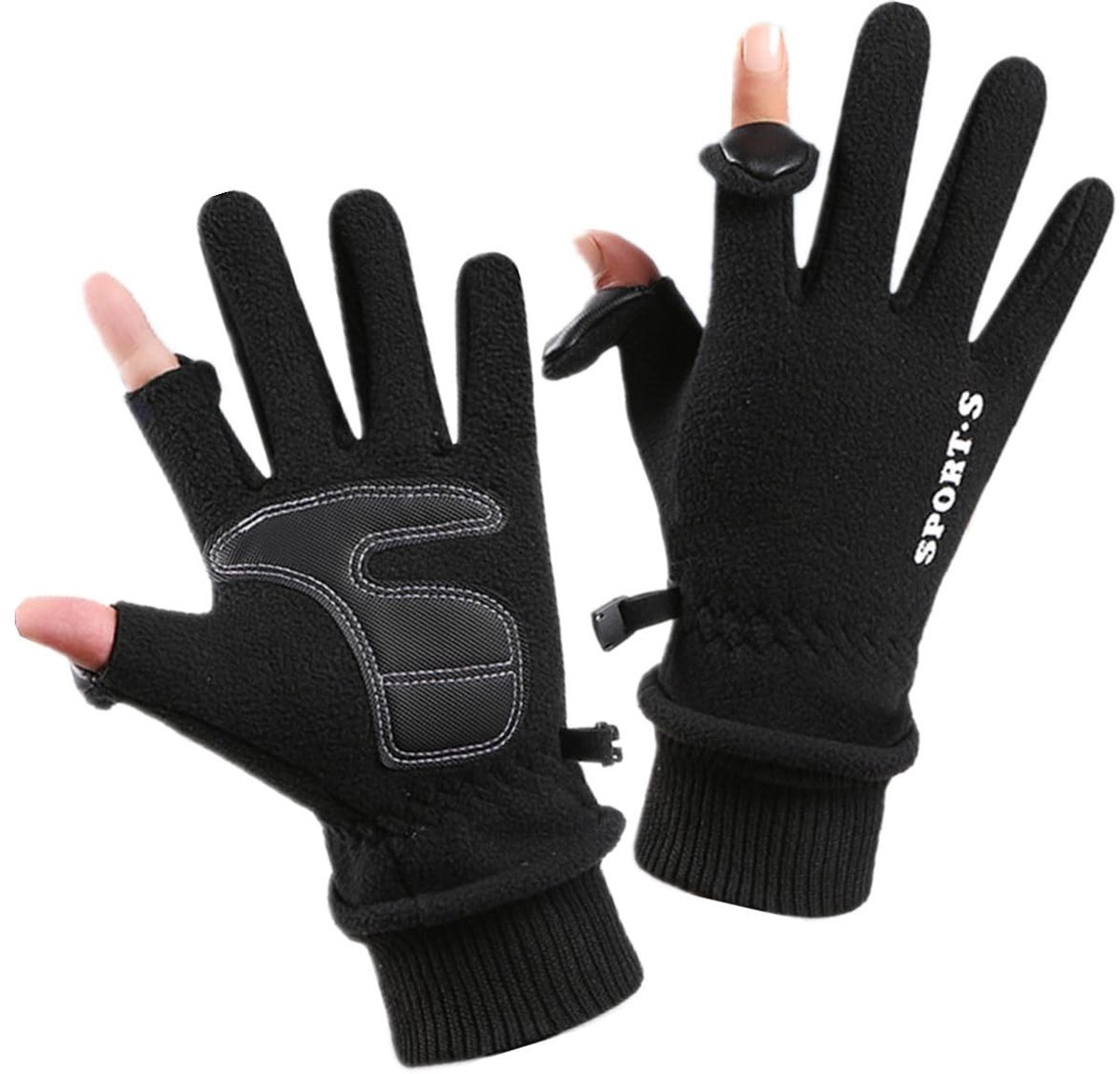 Dailygoods - Dames Winterhandschoenen - Warm - Antislip en Touchscreen - Ideaal voor Buitensporten - Perfect voor Koud Weer - Geschikt voor Wandelen -...