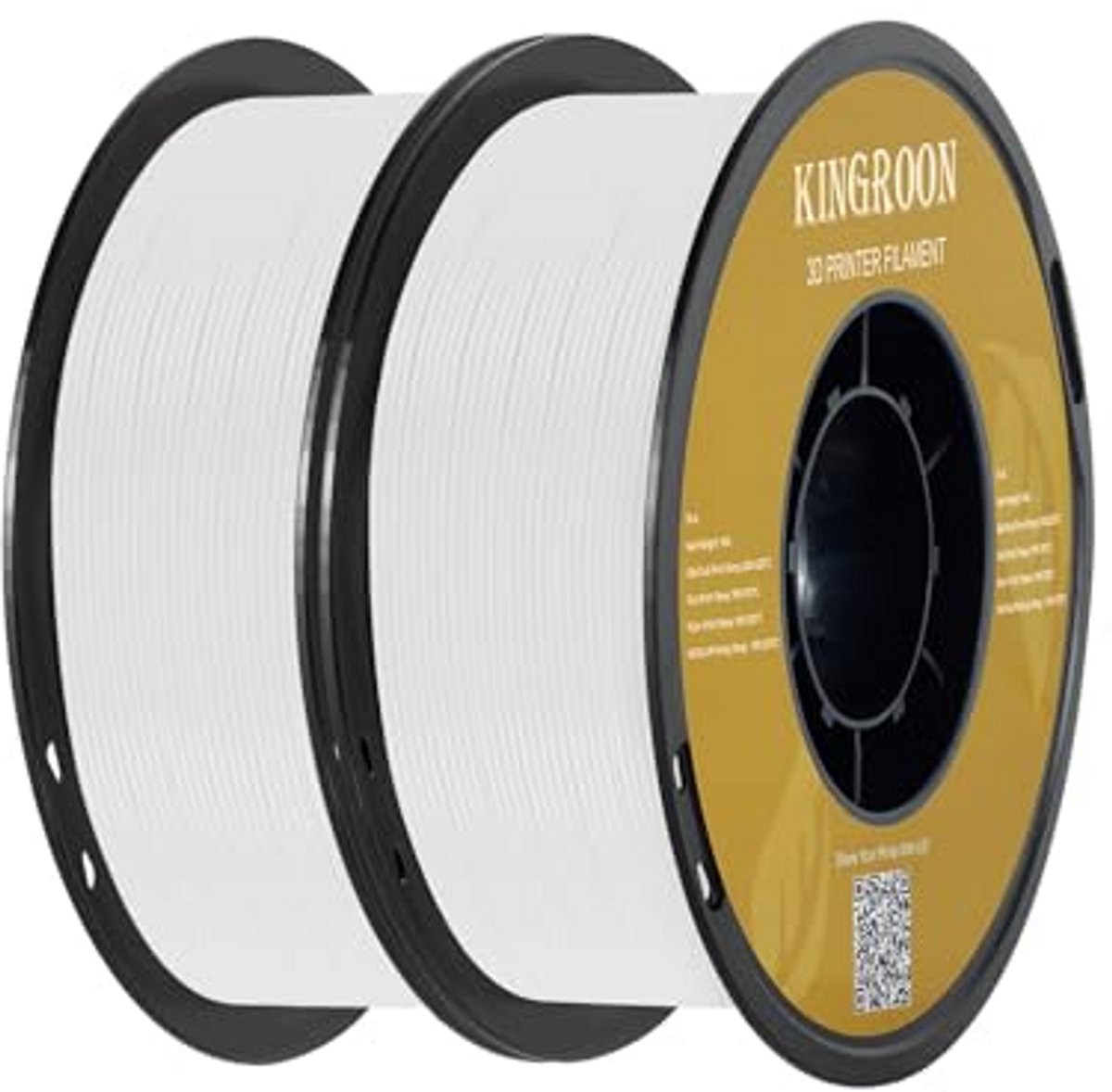 PLA Filament - 3D Print Materiaal - Objecten Printen - Maatnauwkeurigheid +/- 003 mm - 1 kg Spoel - Zwart