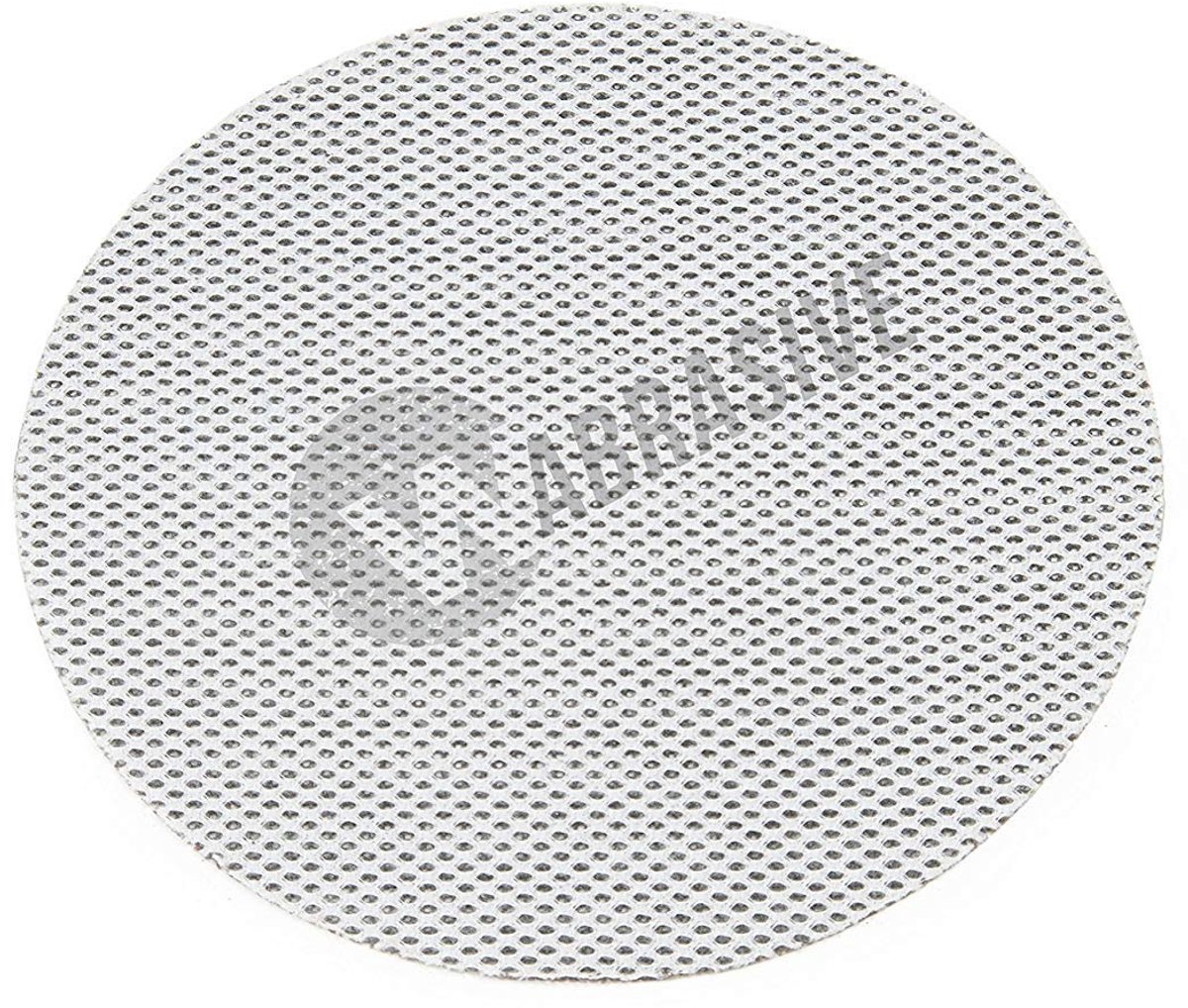 Slijpschijven 25 stuks - Schuurpapier klittenband - Muren glad maken - Siliciumcarbide korrel - Ø 225 mm - Grijs