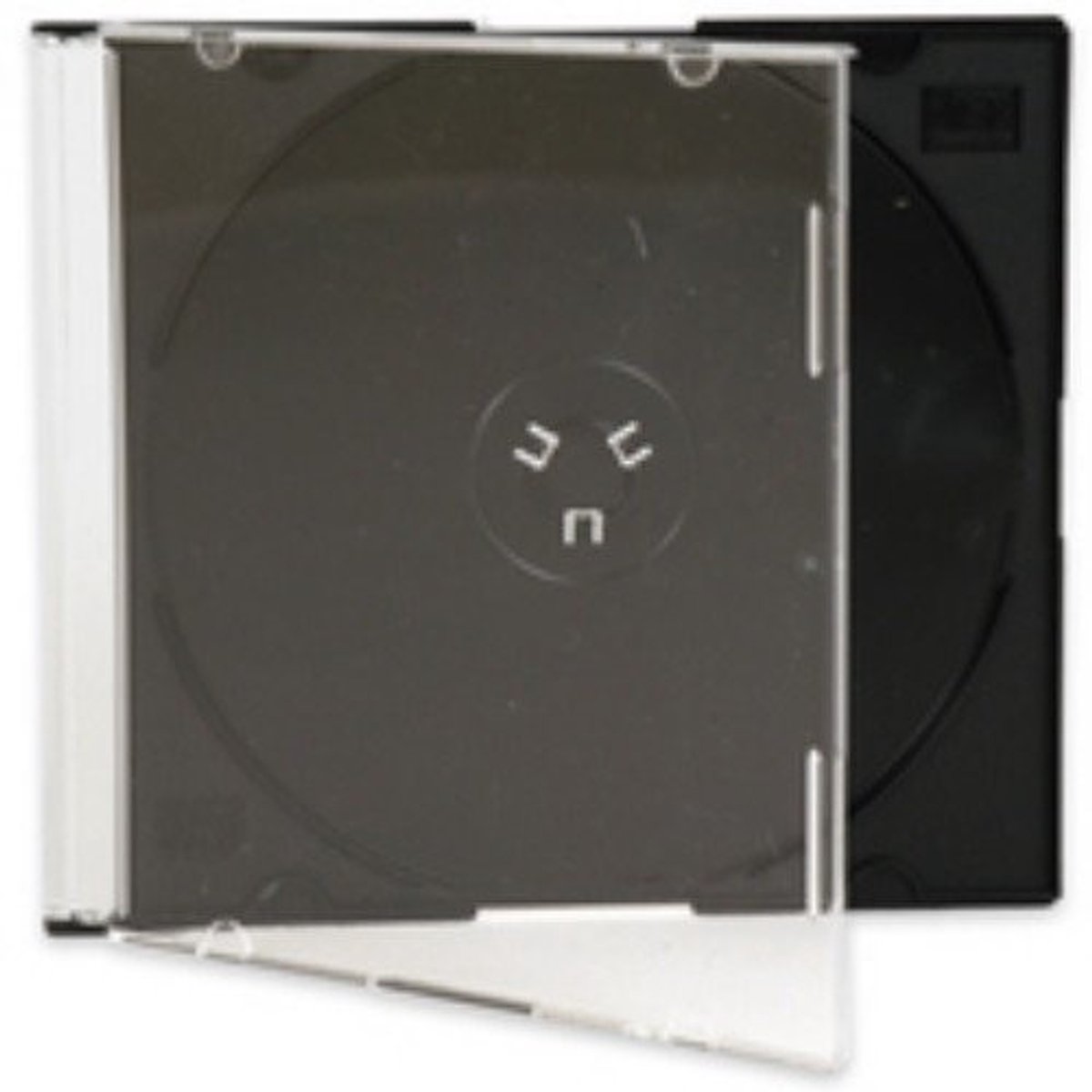 Dailygoods- CD Hoesjes Slim - CD Hoesjes Plastic - CD Opbergmap - CD Map Opbergsysteem - Pack van 50 - Zwart - Cd Doosjes