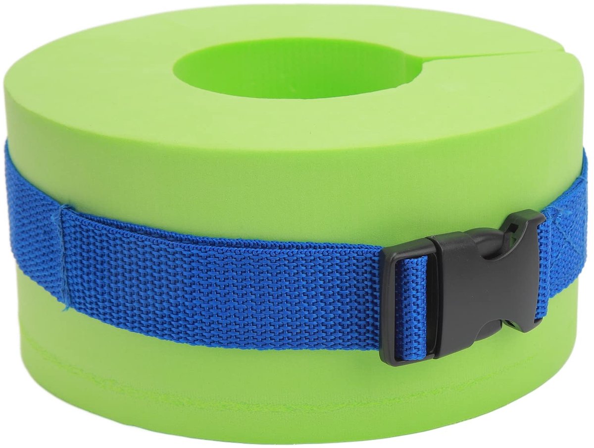 Dailygoods- Zwemmanchet Comfortabel - Groene EVA Schuim - Verstelbare Gesp - Waterdicht - Float Apparatuur - Geschikt voor Watertraining - Drijfhulpmiddel