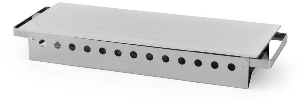 Warmhoudplaat 3-pits - Buffetverwarmer Voedselwarmer - Eten Warm Houden - Roestvrijstalen Frame - 450x180x65mm - Zilver