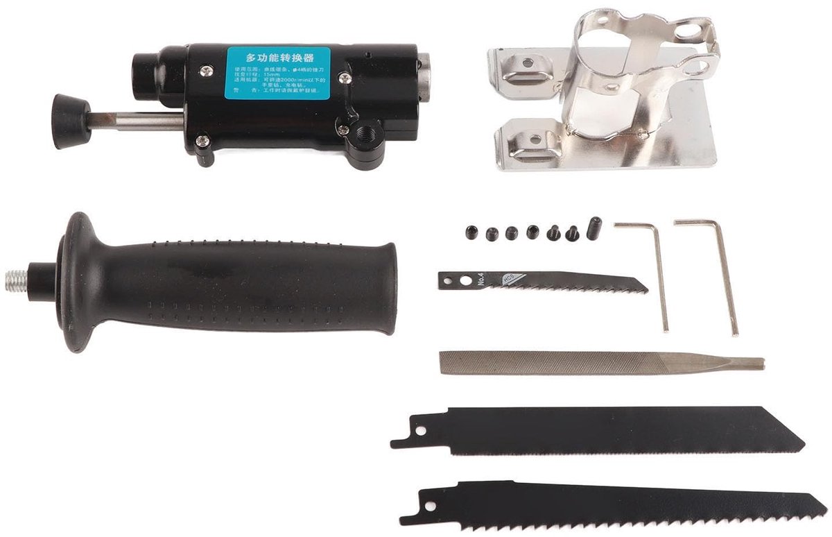 Dailygoods - Reciprocating Saw Adapter - Universele Boor- naar Zaagconverter voor Diverse Materialen