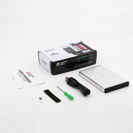 Externe Harde Schijf - Portable Schijf - Bestanden Opslaan - Super Speed USB 3.0 - 2.5 inch - Zilver — afbeelding 3