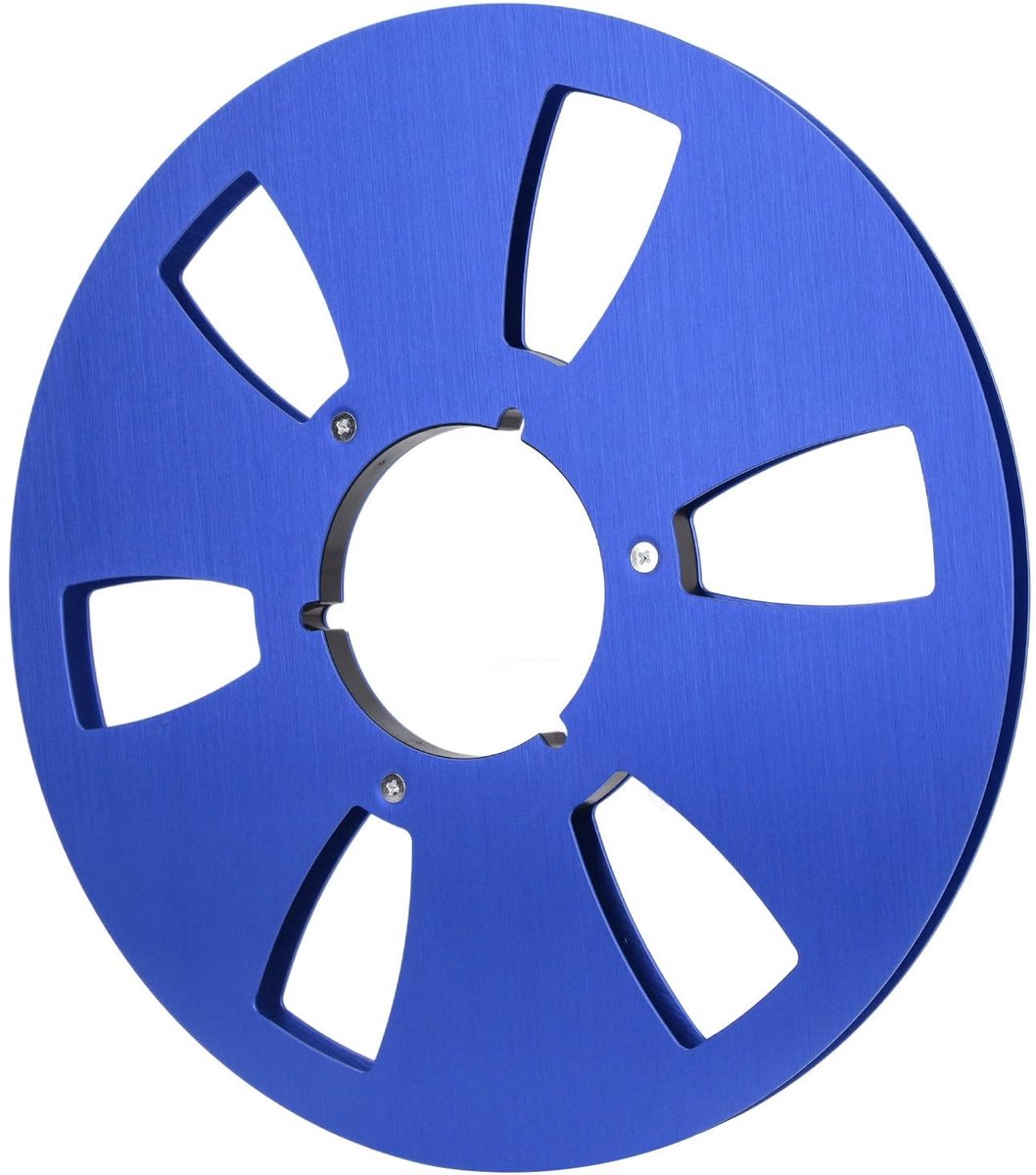 Cosensi - Dailygoods - Dailygoody - Lege Tape Reel - 1/4 10.5 Inch - Universele Open Reel - Vervangingsreel met RVS Schroeven - Geschikt voor BASF en NAB - Kleur of model