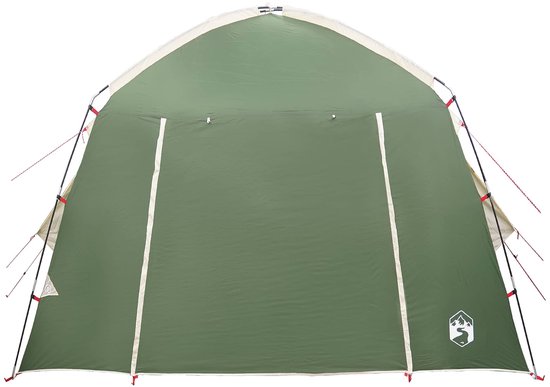 vidaXL - Huisje - Tent - met - dak - Groen - 210 - x - 210 - x - 138 - cm - Polyester van Vidaxl — afbeelding 2