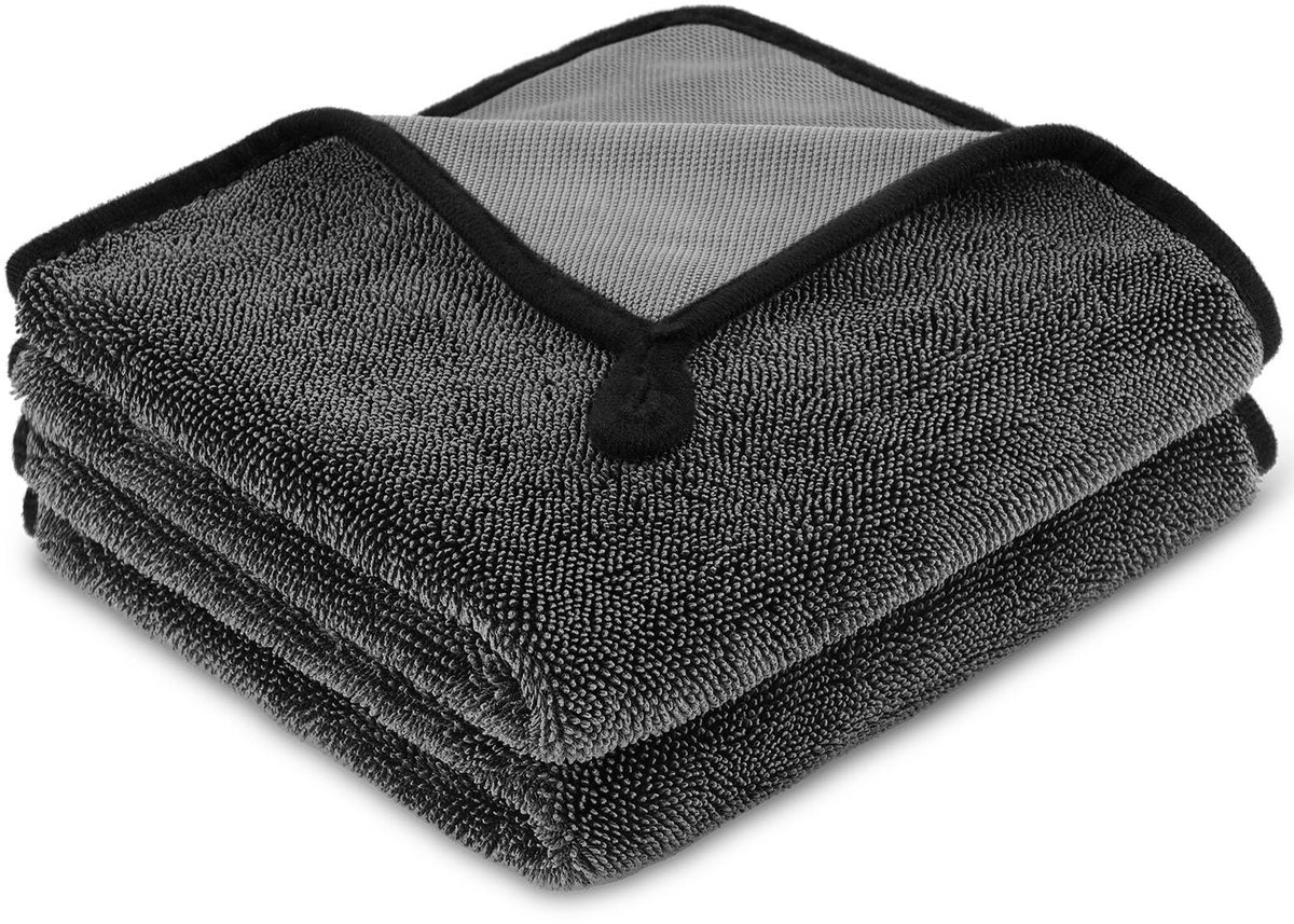 Dailygoods- Autodoeken 4 Stuks - Superabsorberend 650 gsm - Microvezel - Zacht en Pluisvrij - Sneldrogend - Perfect voor Auto's en Motorfietsen - Microvezeldoeken