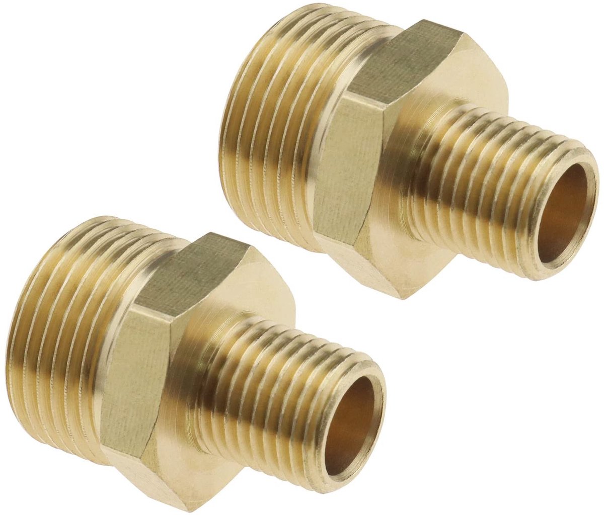 Dailygoods - Hogedrukreiniger Adapter M22 x 1,5 naar G1/4 Inch Messing Koppeling