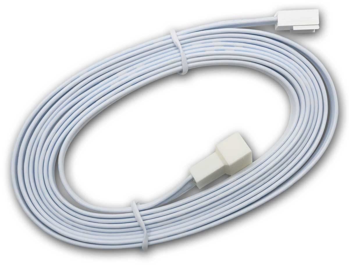 LED Verlengsnoer - Lichtkabel Adapter - Sfeerverlichting Aansluiten - 4-Pin Connector - 2 Meter - Wit