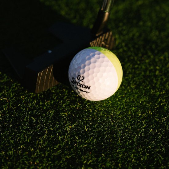 Golfballen - Sportballen - Afstand Vergroten - 3-delige Constructie - 12 stuks - Geel Wit — afbeelding 2