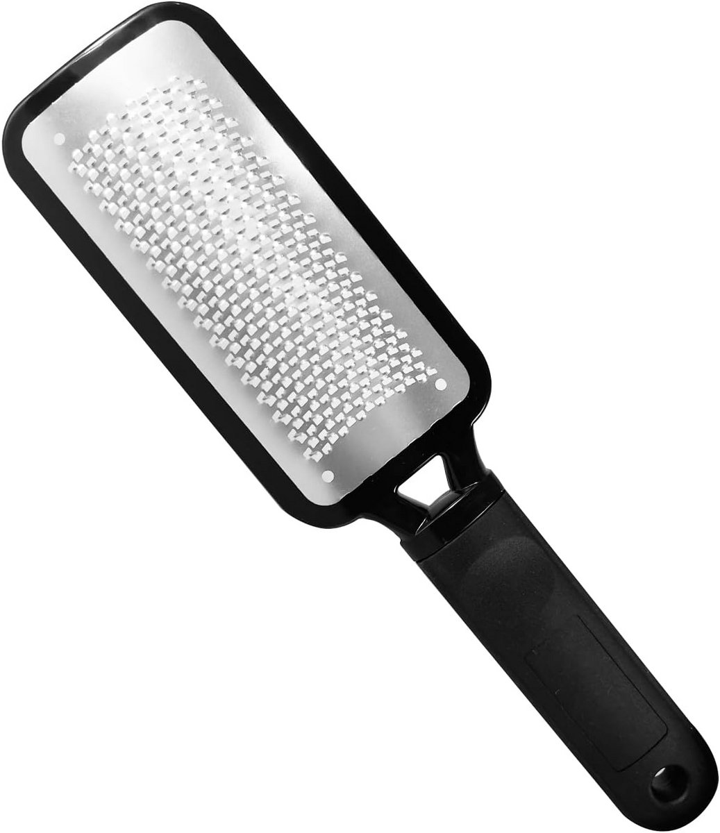 Voetvijl RVS - Eeltverwijderaar Voeten - Voetverzorging Thuis - Ergonomisch Handvat - 26.92 x 7.09 cm - Zilver