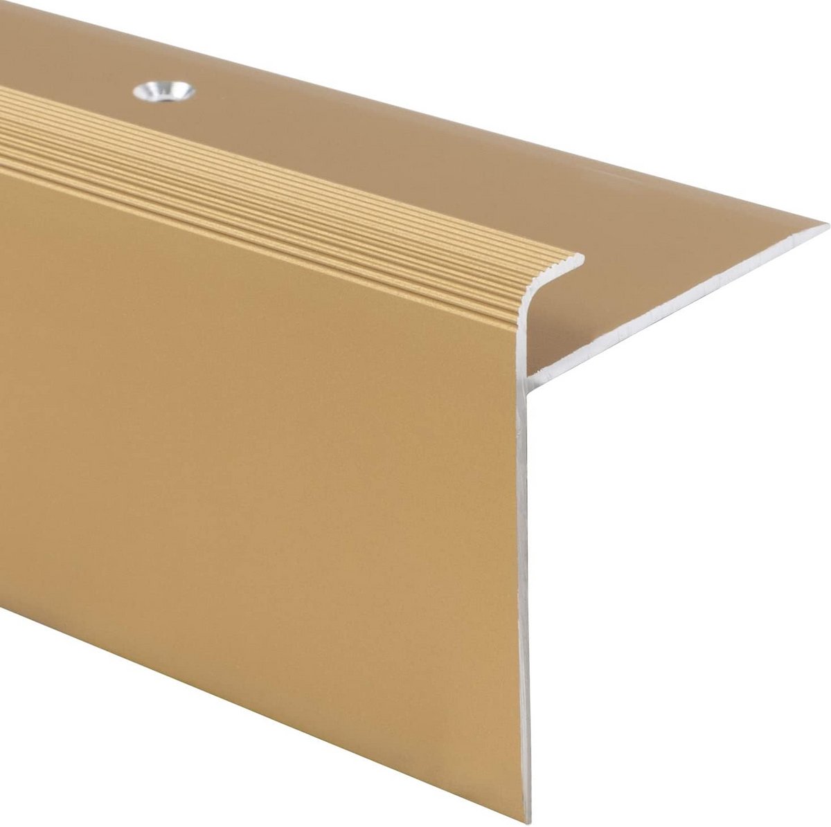 Trapprofiel - Randafwerking Trap - Traprenovatie - Zelfklevend of geboord - 90 cm - Goud