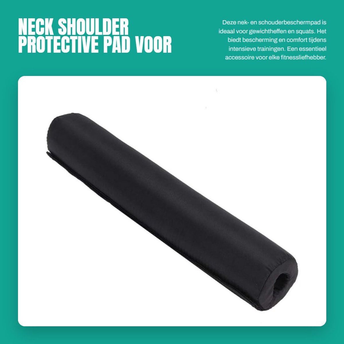Dailygoods- Squat Pad Bescherming - Schouderbeschermer - Gewichtheffen - Waterdichte Stof - Ademend - Slijtvast Materiaal - Halterschouderpad