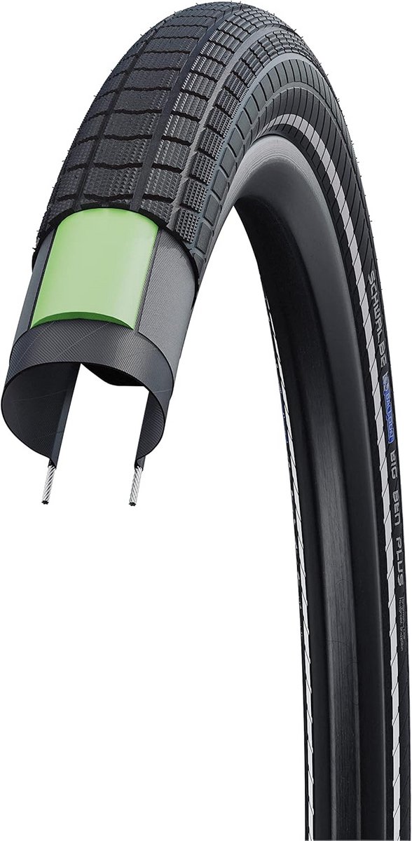 Fietsband - Banden - Stadsverkeer - Versterkte Bescherming - 737 cm - Zwart