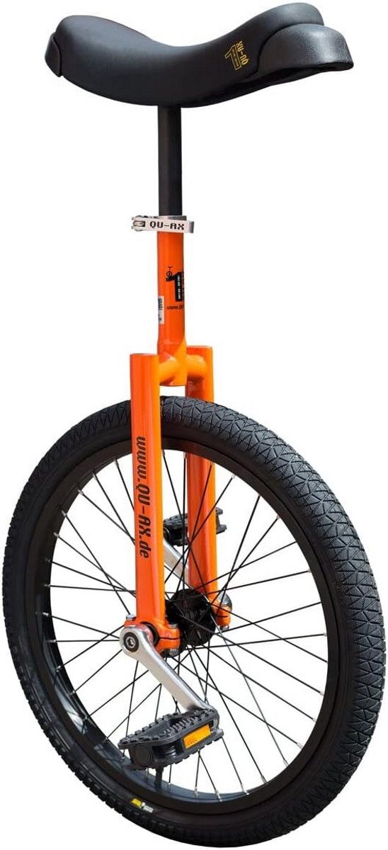 Eenwieler - Monowiel - Sport & Outdoor - Platte kroonvork - 50.8 cm wiel - Oranje