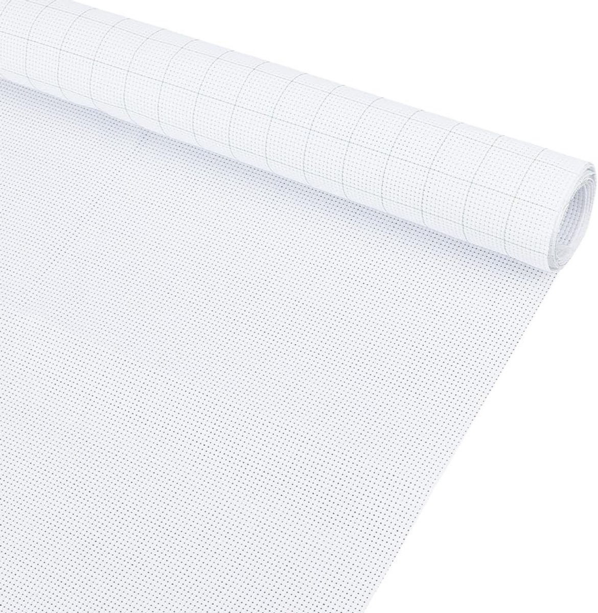 Dailygoods- Katoenen Stof 150 x 50 cm - Borduurstof Aida - Kruissteek - Naaldwerk - Interieurdecoratie - Dikte 0,9 mm