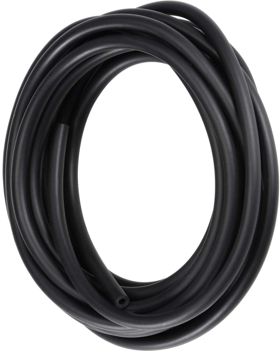 Dailygoods- Smeerolieslang 2 mm x 4 mm x 3 m - NBR Rubber - Oliebestendig - Slijtvast - Verouderingsbestendig - Lichtgewicht en flexibel - Rubberen Slang