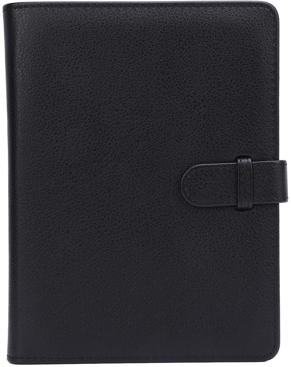Dailygoods- Fotoalbum - Stevige PU-leren Hoes - 80 Foto's - 5 Inch - Draagbaar - Gespontwerp voor Veilige Opslag - Herinneringenboek