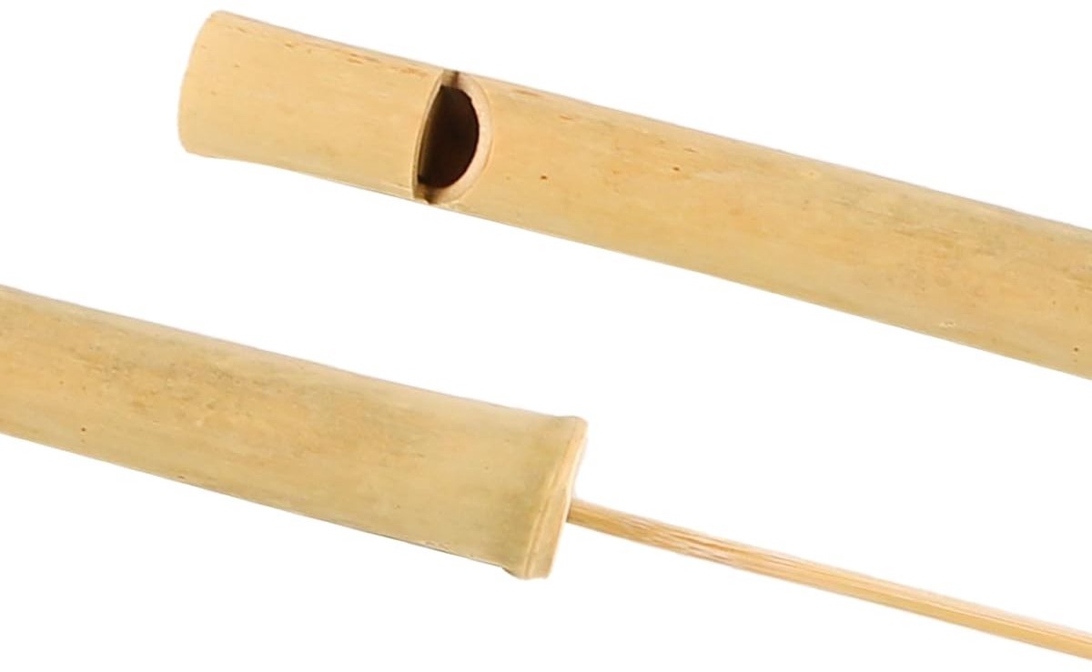 Dailygoods - Set van 3 Bamboe Schuiffluitjes