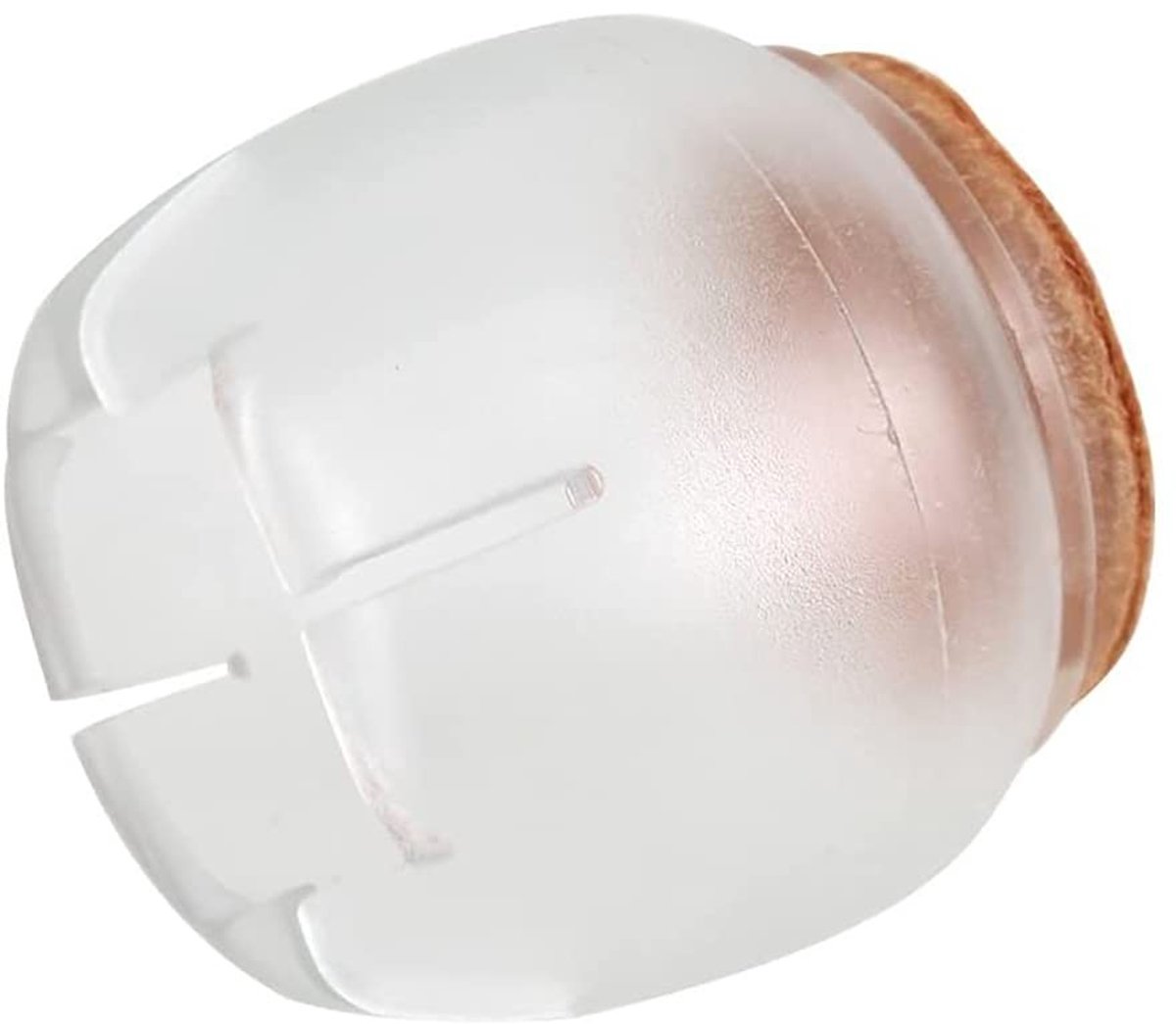 Dailygoods- Stoelbeen Caps 16 Stuks - Vloer Beschermers - Flexibele Siliconen Covers - Geschikt voor 45-50mm Meubelpoten - Vilten Pads - Bescherming voor Hardhouten Vloeren - Meubelbeschermers