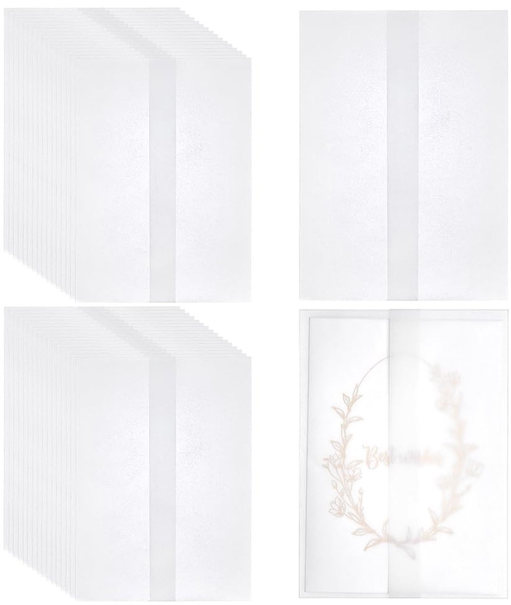 Dailygoods - 100 Stuks Bruiloftspapier - Elegante Gevouwen Uitnodigingen & DIY Decoraties