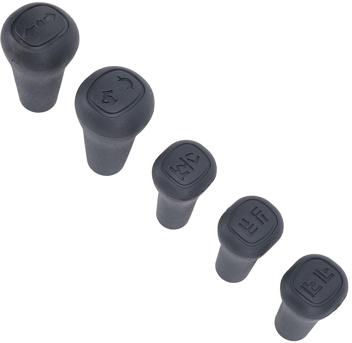 Dailygoods- Hendelknop Vervangbaar - Heftruck Handvat - Zacht Plastic - Eenvoudig te Installeren - Stevig - Geschikt voor Vorkheftruck - Heftruckknop