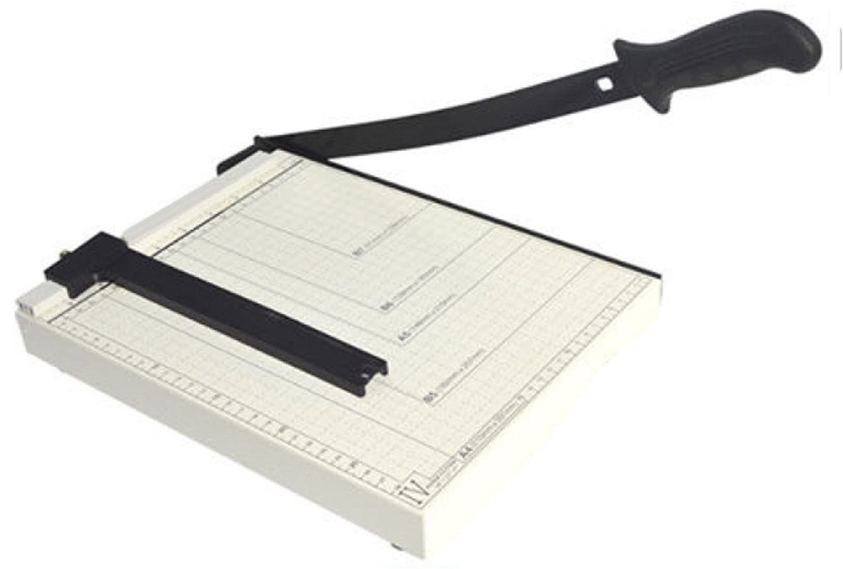 Dailygoods- Papiersnijder Heavy Duty - Handmatige Papiersnijder - Stalen Snijmes - A4/A3 Snijlengte - Duurzaam - Nauwkeurige Schaal - Guillotine