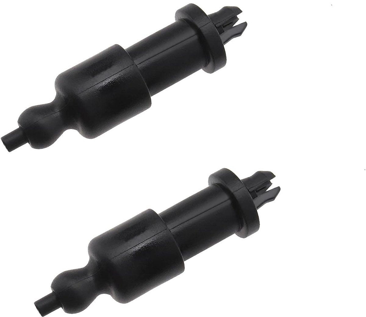 Dailygoods - Plank Bevestiging String Clips - 2 stuks - Eenvoudig te installeren - Zwart - Compatibel met Ford Focus MK2 2004-2012 en Ford C-Max 2005-...