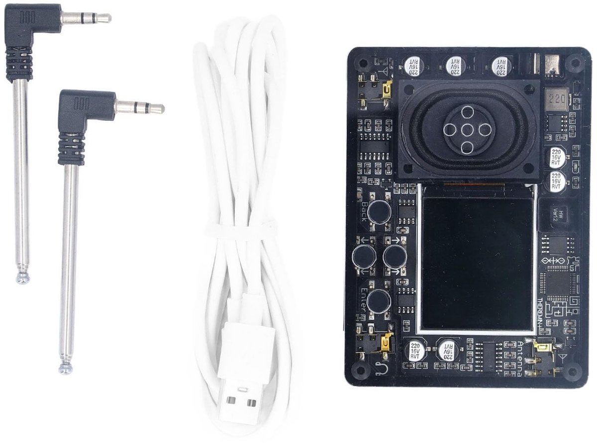 Dailygoods- Theremin Draagbaar Muziekinstrument - 70 Stemmen - 20 Instrumenttypen - Compact Ontwerp - Veelzijdig - Handzaam